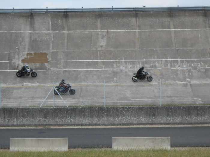 Cafe racer Montlhery Paris France motorcycle tour -